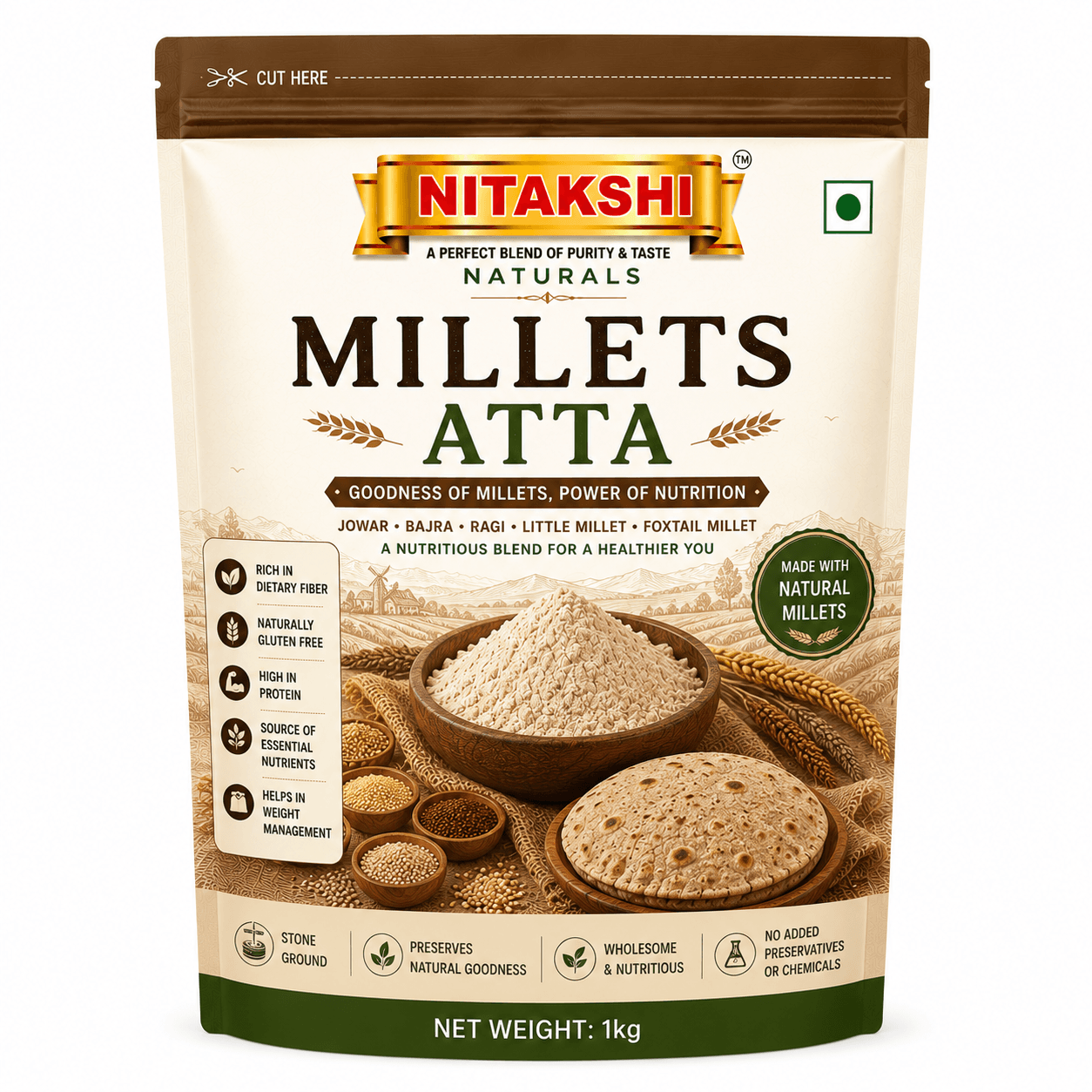 Millets Atta