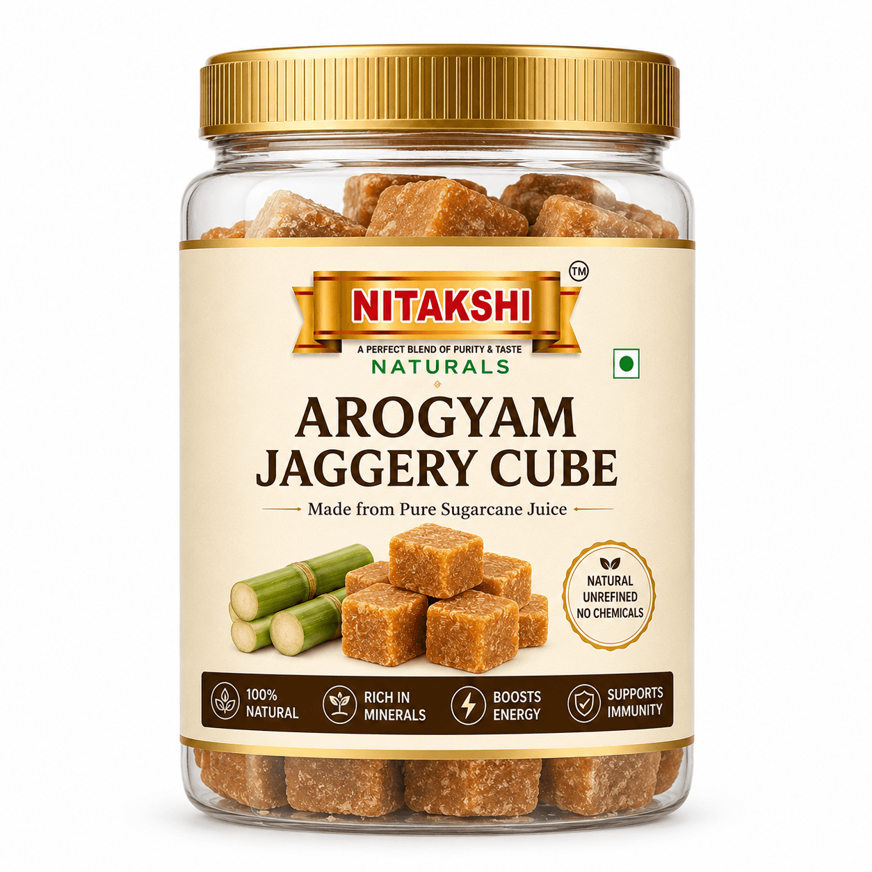 Arogyam Jaggery Cube